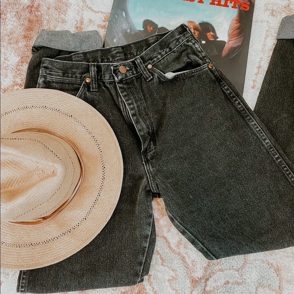 Vintage Black Wrangler Denim
